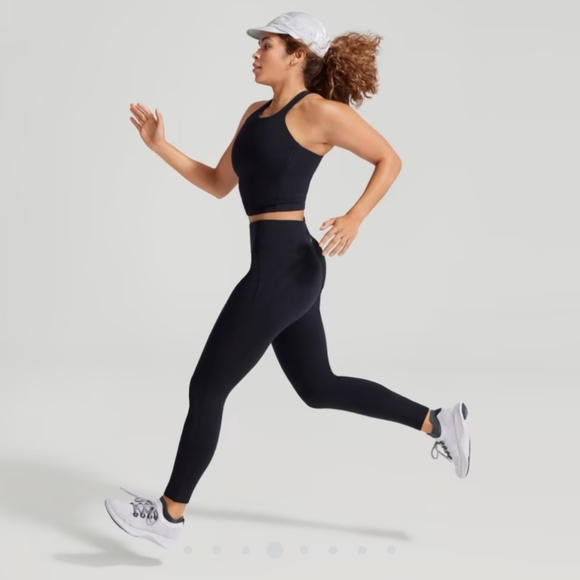 allbirds Women's Natural Black Compressive Legging - Picture 1 of 15